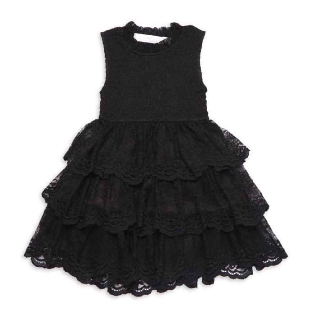 RACHEL PARCELL Little Girl's & Girl's Tiered Lace Dress